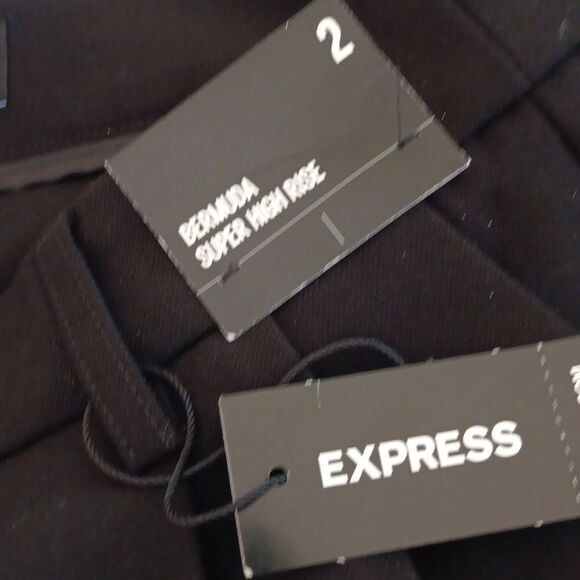 NWT Express City Bermuda Shorts. Super High Rise. City Shorts. Business Casual - Picture 7 of 10